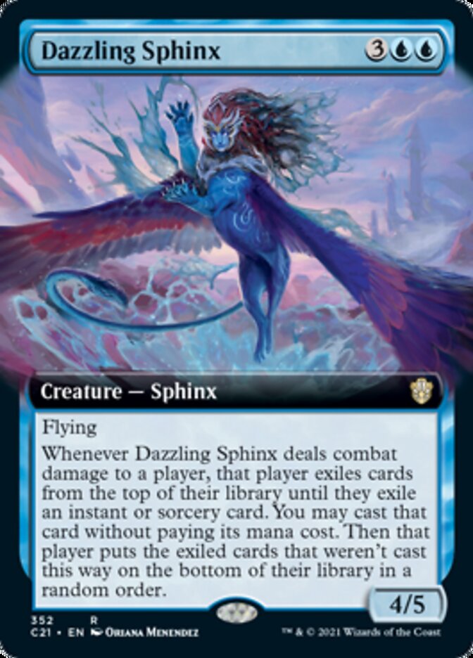 Dazzling Sphinx (Extended Art) [Commander 2021] | Gamers Paradise