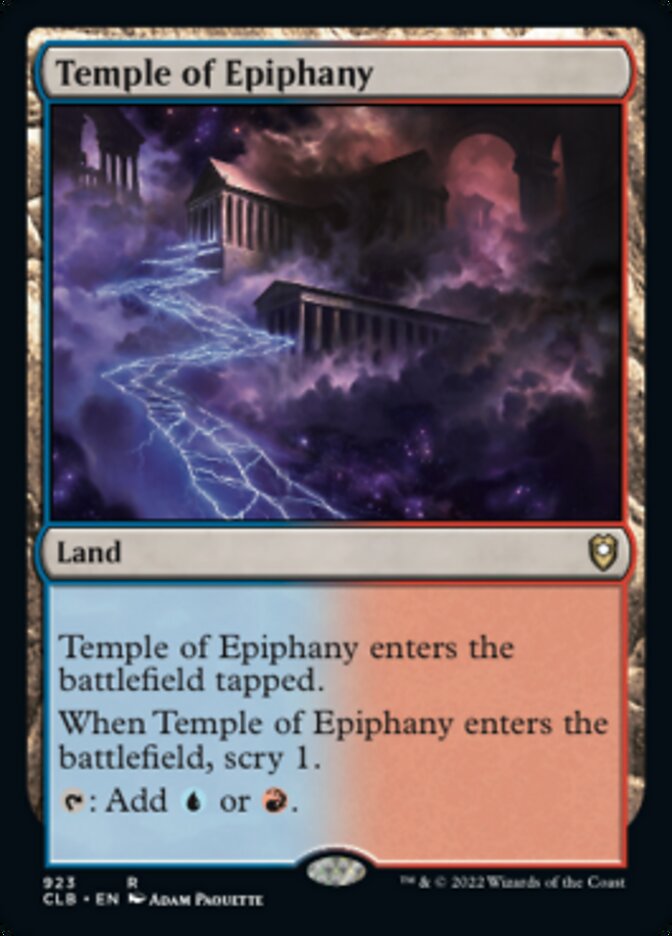 Temple of Epiphany [Commander Legends: Battle for Baldur's Gate] | Gamers Paradise