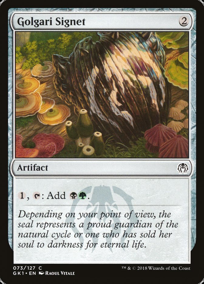 Golgari Signet [Guilds of Ravnica Guild Kit] | Gamers Paradise