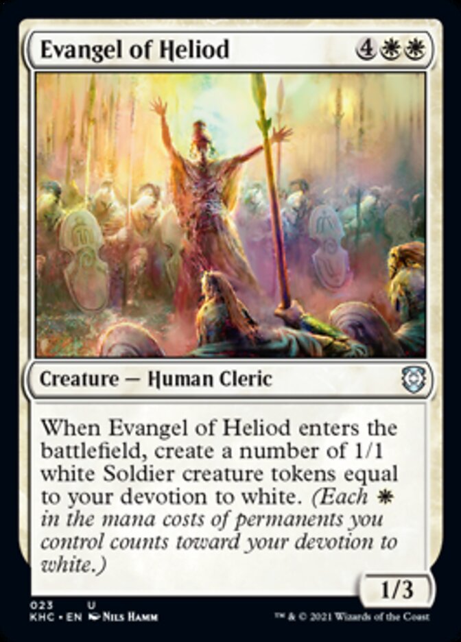 Evangel of Heliod [Kaldheim Commander] | Gamers Paradise