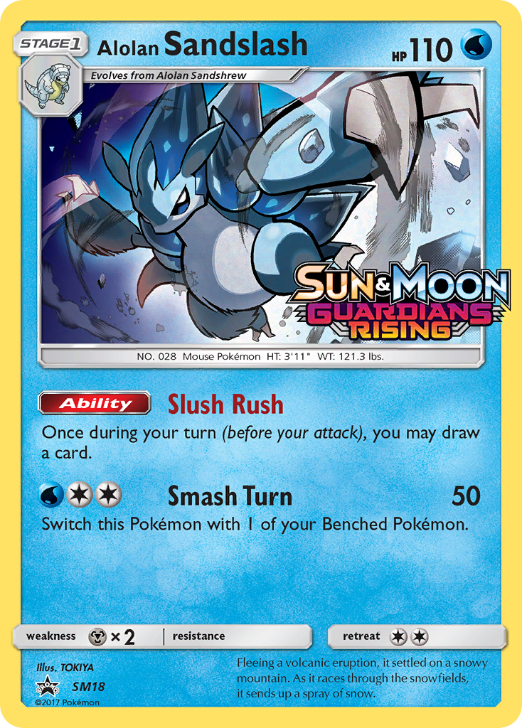 Alolan Sandslash (SM18) (Prerelease Promo) [Sun & Moon: Black Star Promos] | Gamers Paradise