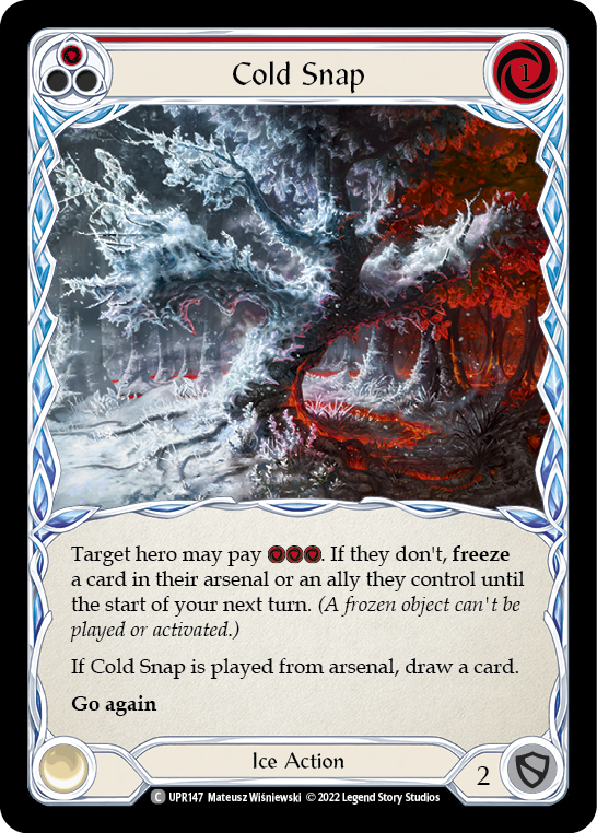 Cold Snap (Red) [UPR147] (Uprising)  Rainbow Foil | Gamers Paradise