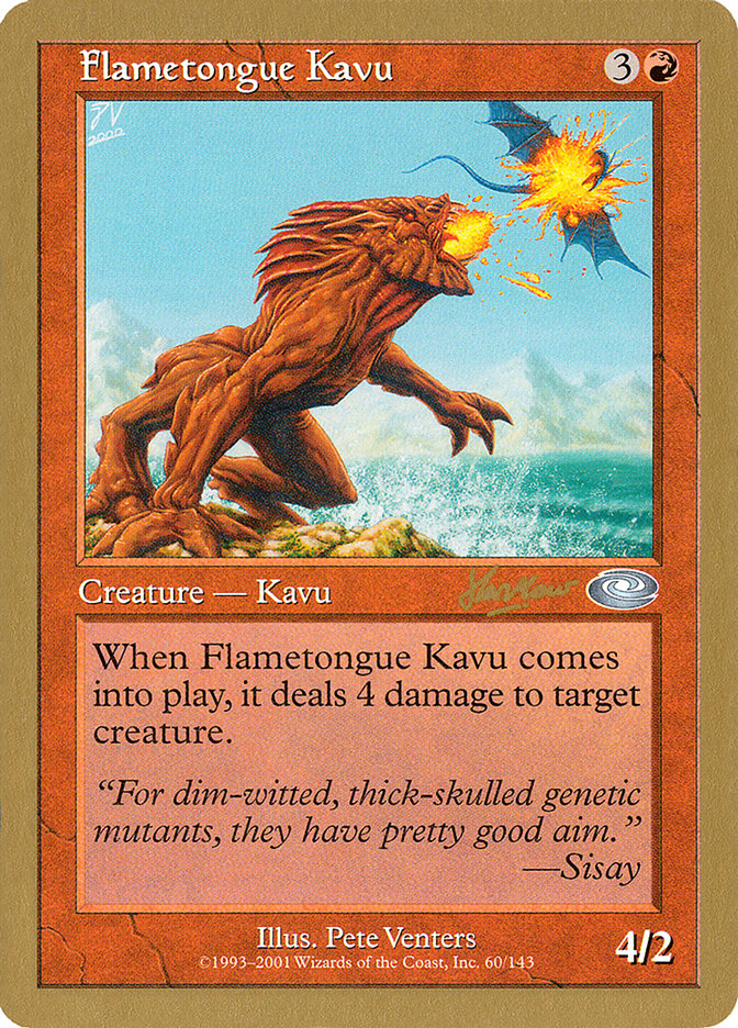 Flametongue Kavu (Sim Han How) [World Championship Decks 2002] | Gamers Paradise