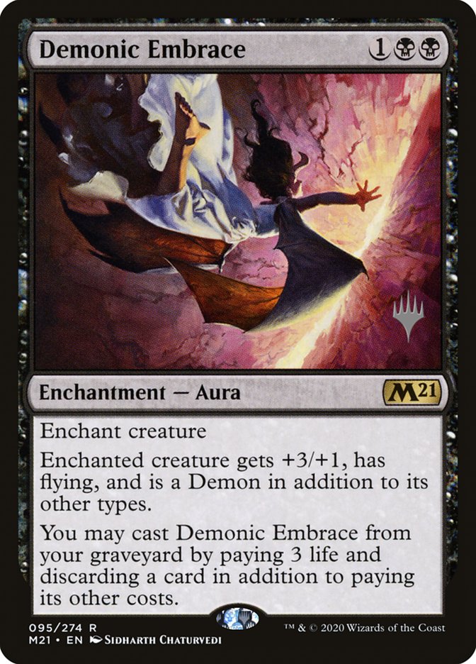 Demonic Embrace (Promo Pack) [Core Set 2021 Promos] | Gamers Paradise