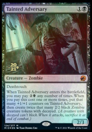 Tainted Adversary [Innistrad: Midnight Hunt Prerelease Promos] | Gamers Paradise