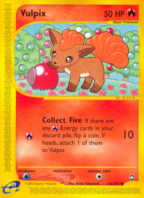 Vulpix (116/147) [Aquapolis] | Gamers Paradise