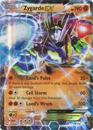 Zygarde EX (54/124) (Jumbo Card) [XY: Fates Collide] | Gamers Paradise