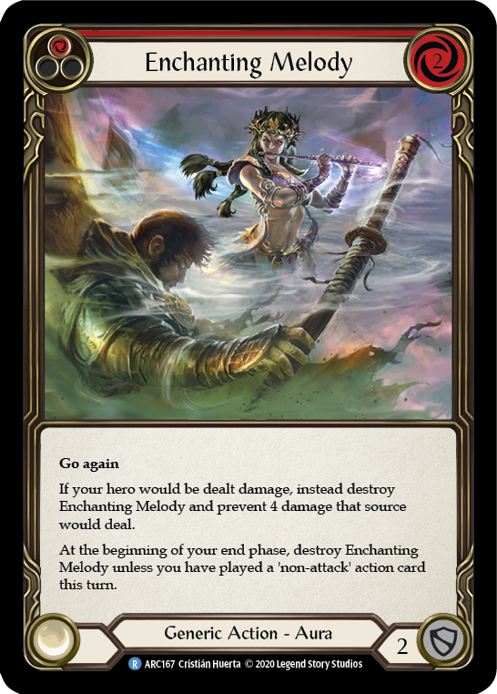 Enchanting Melody (Red) [U-ARC167] Unlimited Rainbow Foil | Gamers Paradise
