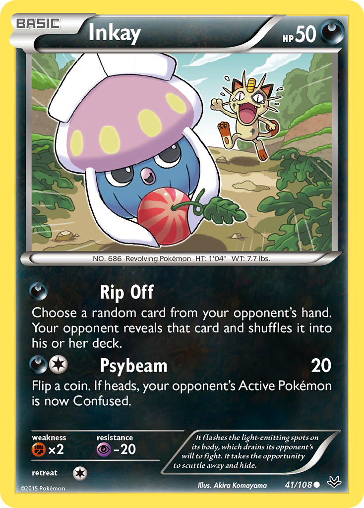 Inkay (41/108) [XY: Roaring Skies] | Gamers Paradise