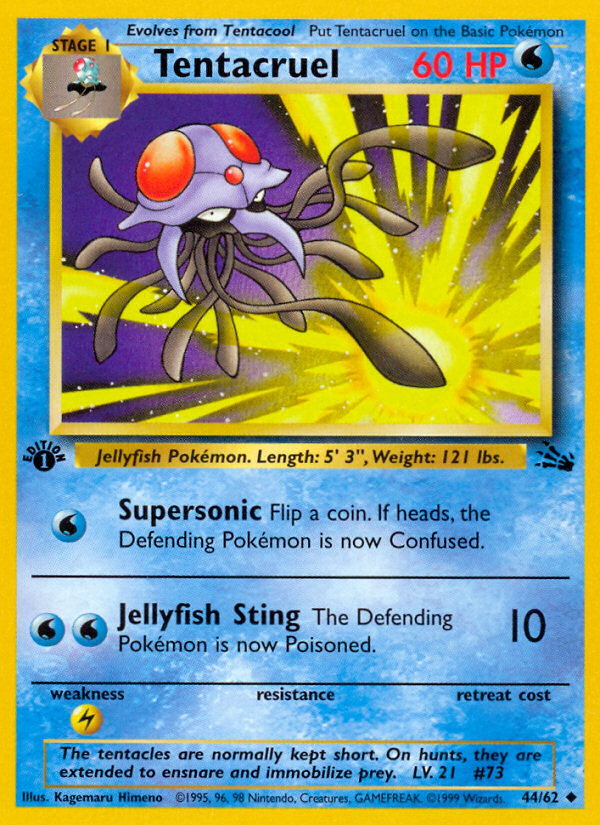 Tentacruel (44/62) [Fossil 1st Edition] | Gamers Paradise