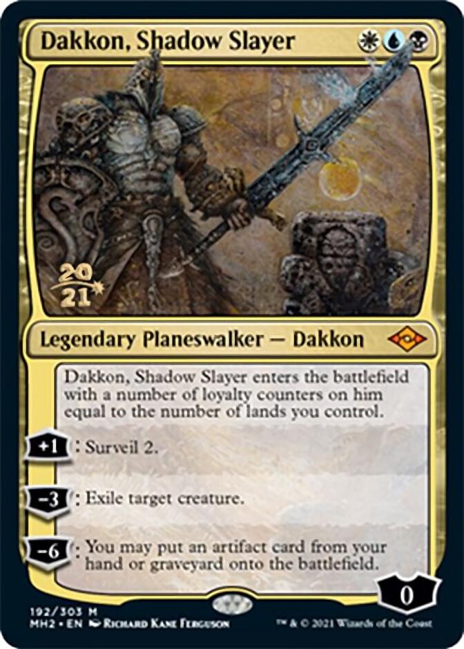 Dakkon, Shadow Slayer [Modern Horizons 2 Prerelease Promos] | Gamers Paradise