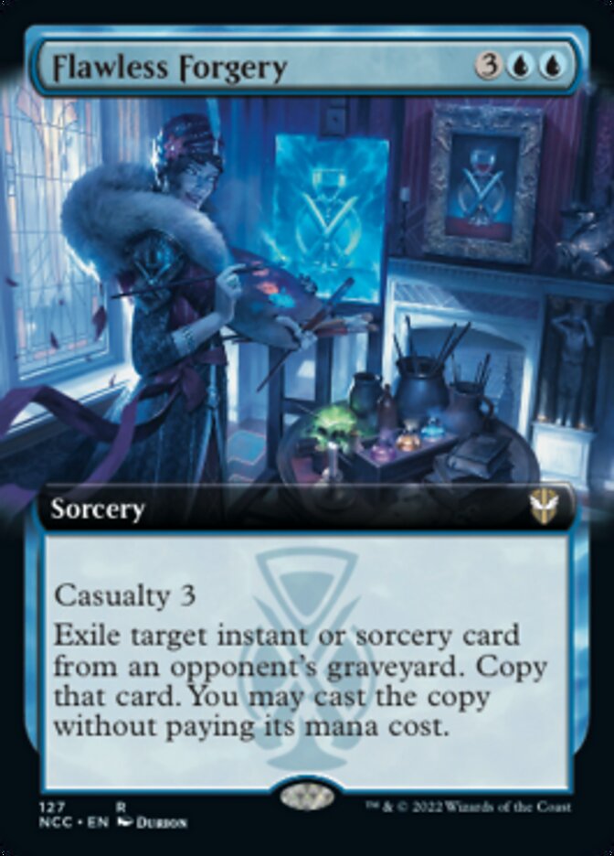 Flawless Forgery (Extended Art) [Streets of New Capenna Commander] | Gamers Paradise