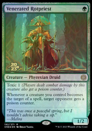 Venerated Rotpriest [Phyrexia: All Will Be One Prerelease Promos] | Gamers Paradise