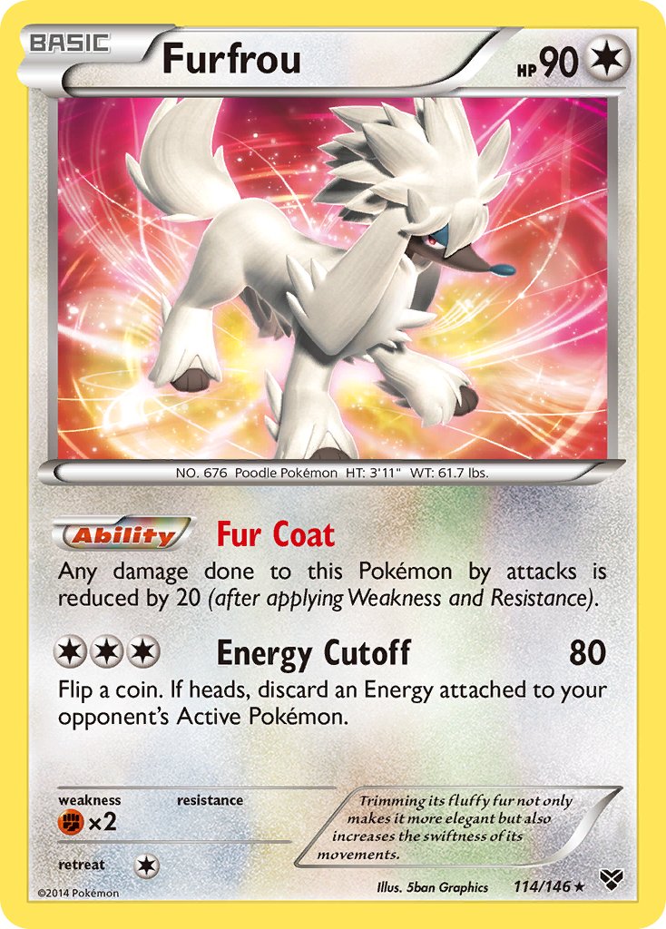 Furfrou (114/146)(Cosmos Holo) (Blister Exclusive) [XY: Base Set] | Gamers Paradise