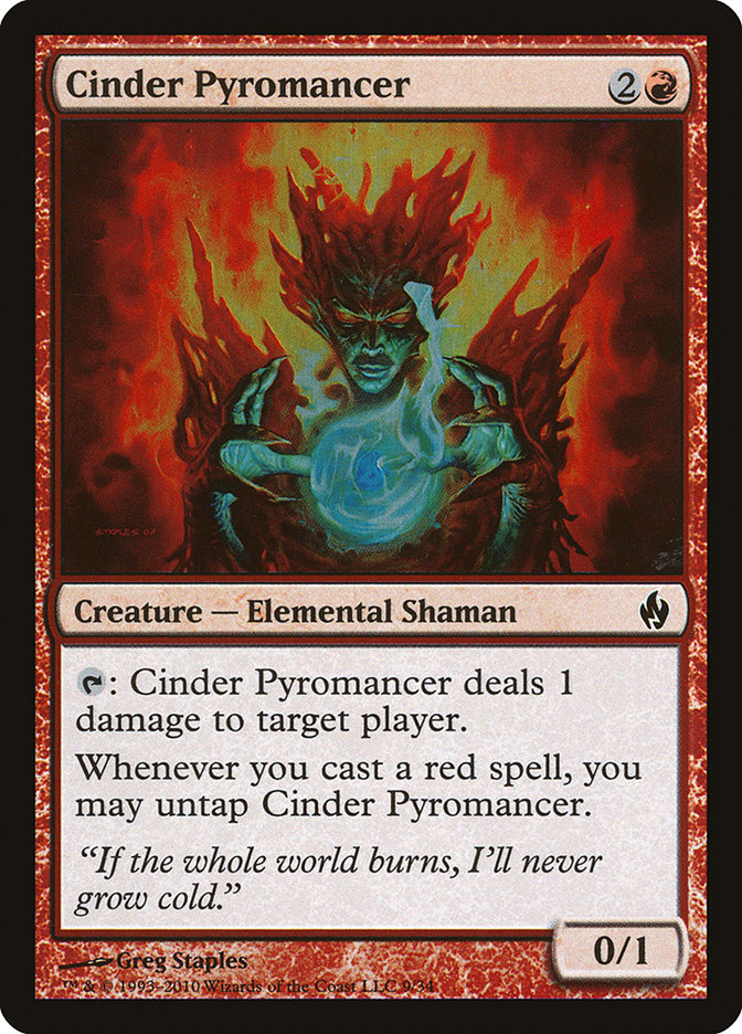 Cinder Pyromancer [Premium Deck Series: Fire and Lightning] | Gamers Paradise
