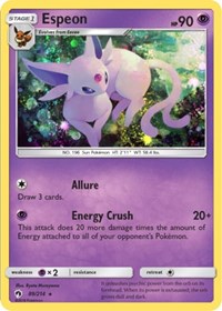 Espeon (89/214) (Cosmos Holo) (Blister Exclusive) [Sun & Moon: Lost Thunder] | Gamers Paradise