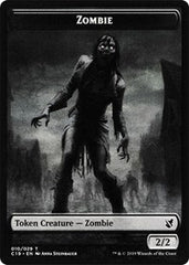 Zombie (010) // Zombie (011) Double-Sided Token [Commander 2019 Tokens] | Gamers Paradise