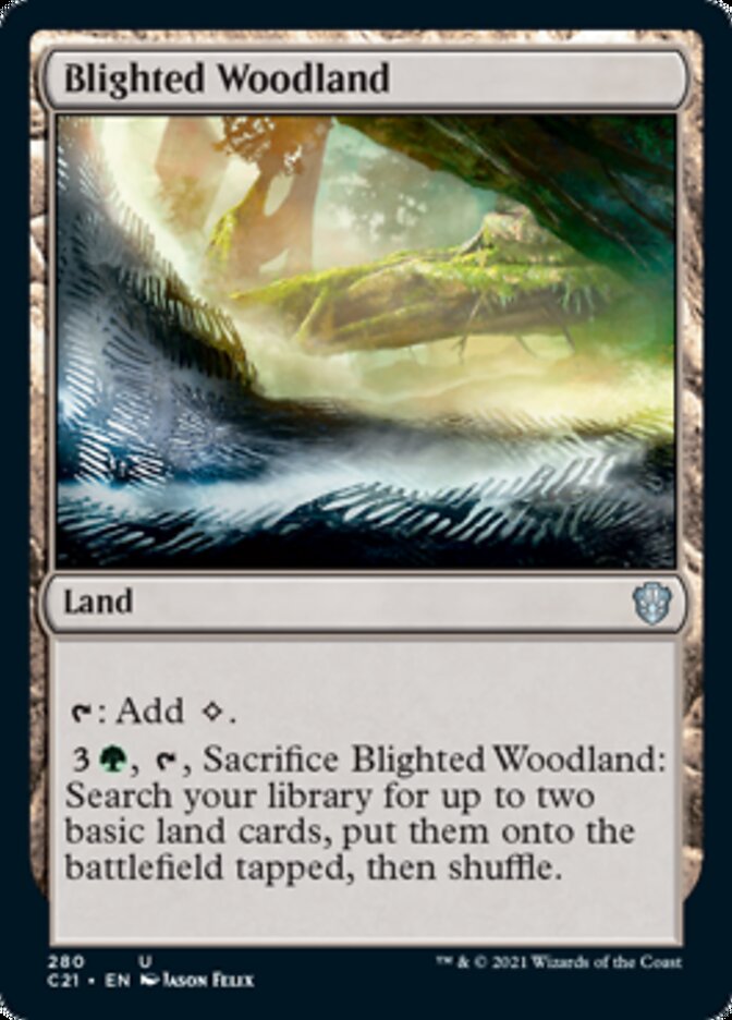 Blighted Woodland [Commander 2021] | Gamers Paradise