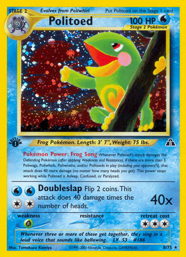 Politoed (8/75) [Neo Discovery 1st Edition] | Gamers Paradise