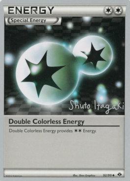 Double Colorless Energy (92/99) (Terraki-Mewtwo - Shuto Itagaki) [World Championships 2012] | Gamers Paradise
