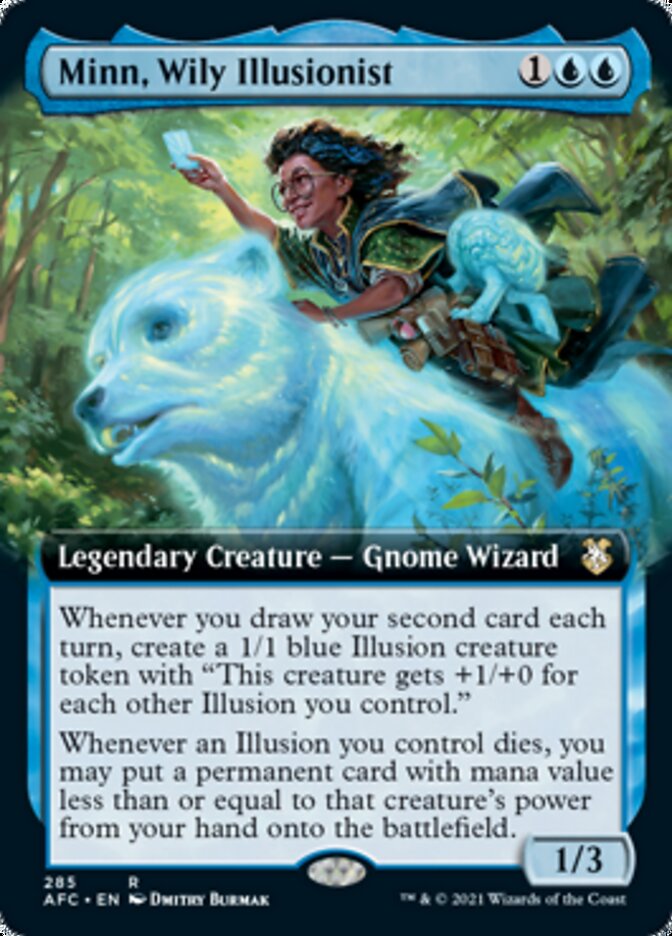 Minn, Wily Illusionist (Extended Art) [Dungeons & Dragons: Adventures in the Forgotten Realms Commander] | Gamers Paradise