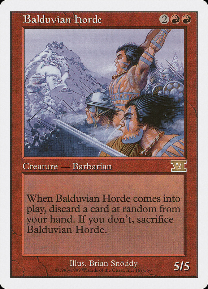 Balduvian Horde [Classic Sixth Edition] | Gamers Paradise