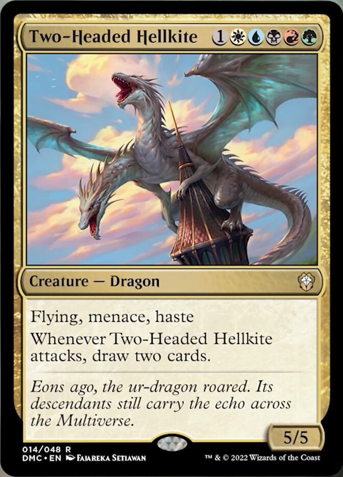 Two-Headed Hellkite [Dominaria United Commander] | Gamers Paradise