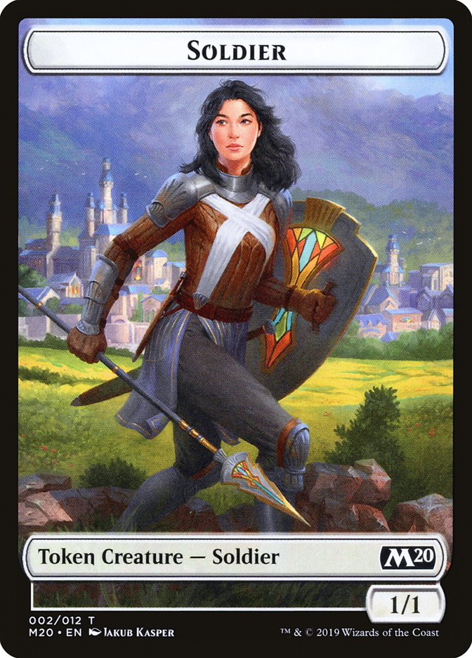 Soldier Token [Core Set 2020 Tokens] | Gamers Paradise
