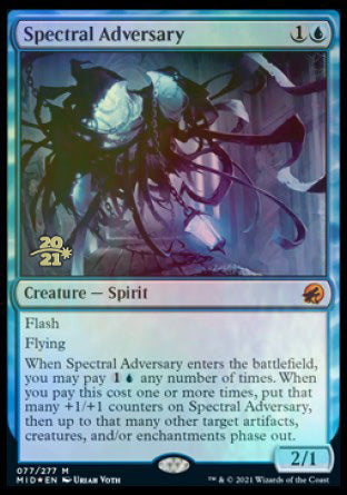 Spectral Adversary [Innistrad: Midnight Hunt Prerelease Promos] | Gamers Paradise