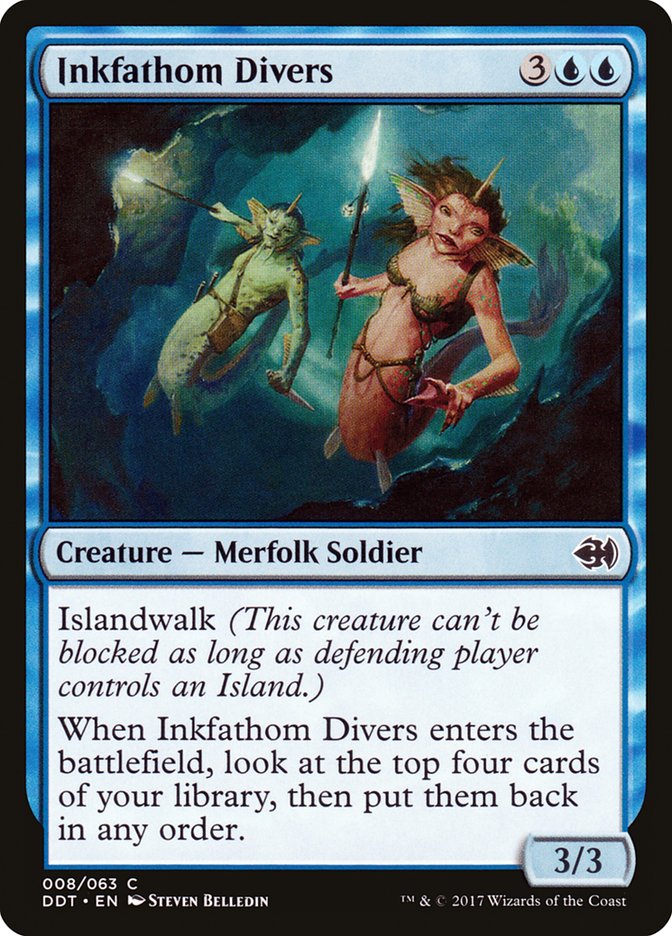 Inkfathom Divers [Duel Decks: Merfolk vs. Goblins] | Gamers Paradise