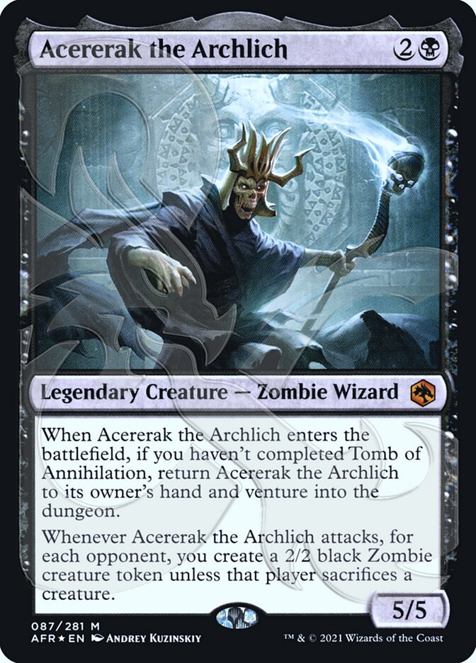 Acererak the Archlich (Ampersand Promo) [Dungeons & Dragons: Adventures in the Forgotten Realms Promos] | Gamers Paradise