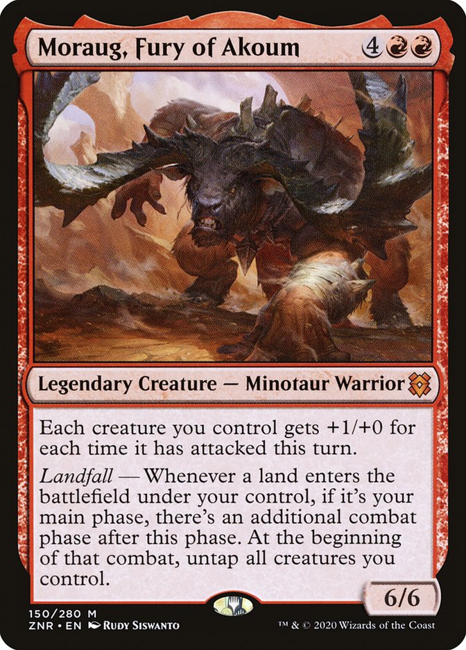 Moraug, Fury of Akoum [Zendikar Rising] | Gamers Paradise