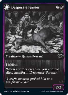 Desperate Farmer // Depraved Harvester [Innistrad: Double Feature] | Gamers Paradise