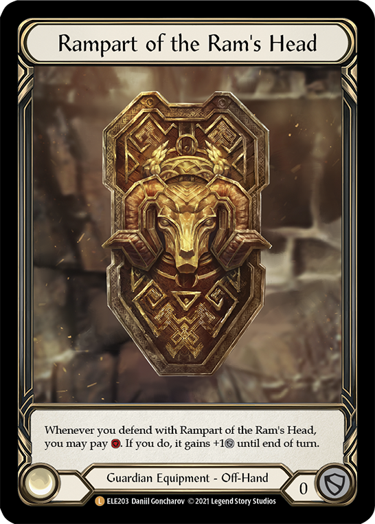 Rampart of the Ram's Head [ELE203] (Tales of Aria)  1st Edition Cold Foil | Gamers Paradise