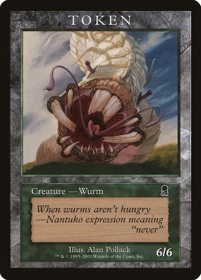Wurm Token [Magic Player Rewards 2002] | Gamers Paradise
