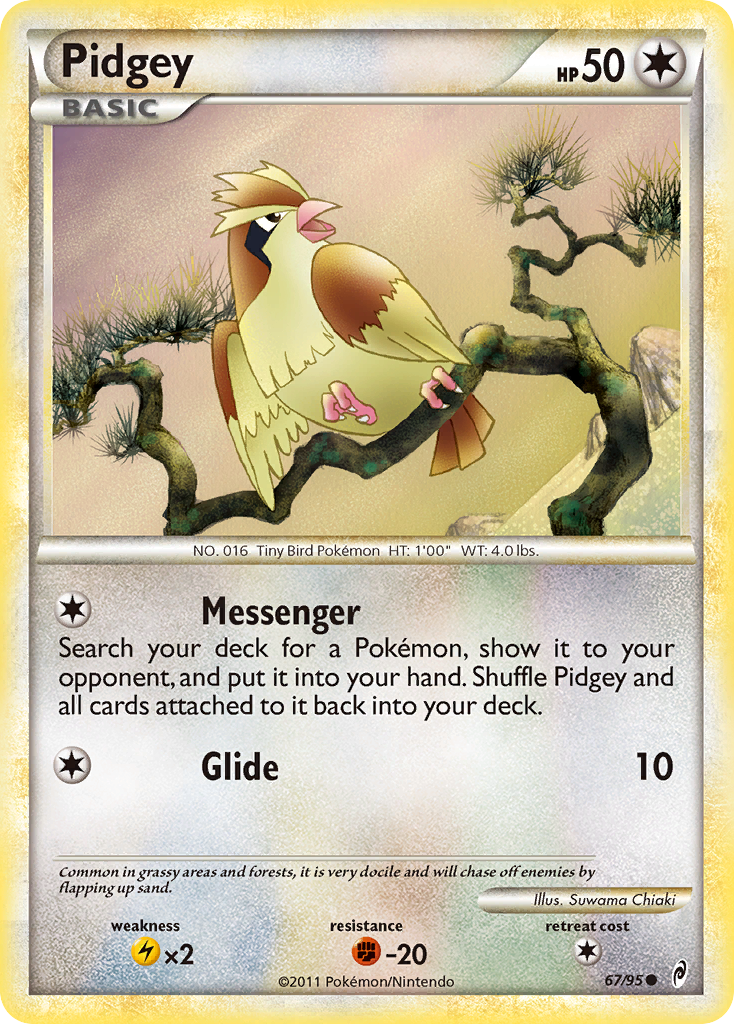 Pidgey (67/95) [HeartGold & SoulSilver: Call of Legends] | Gamers Paradise