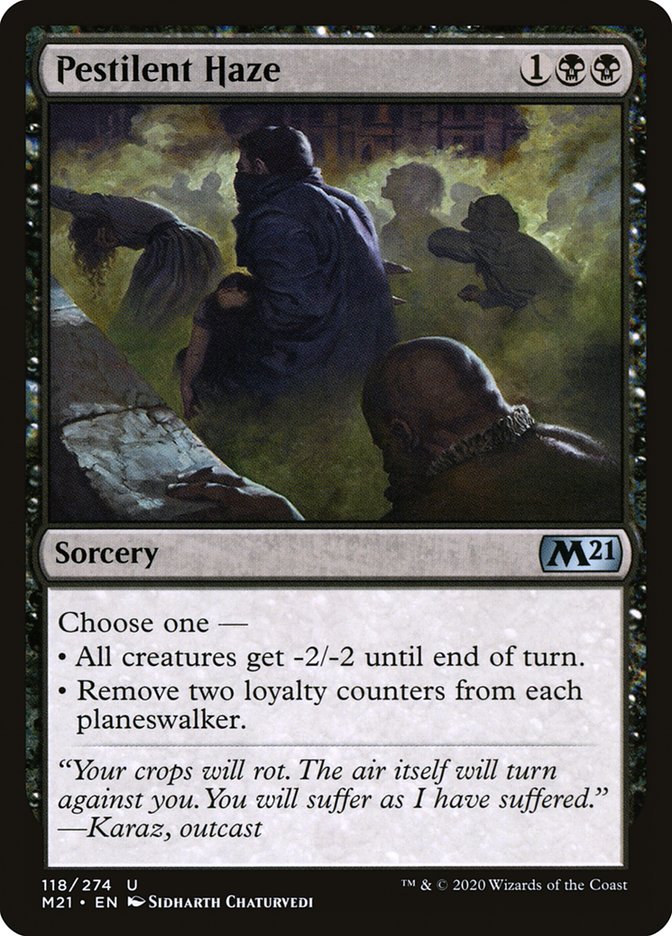 Pestilent Haze [Core Set 2021] | Gamers Paradise