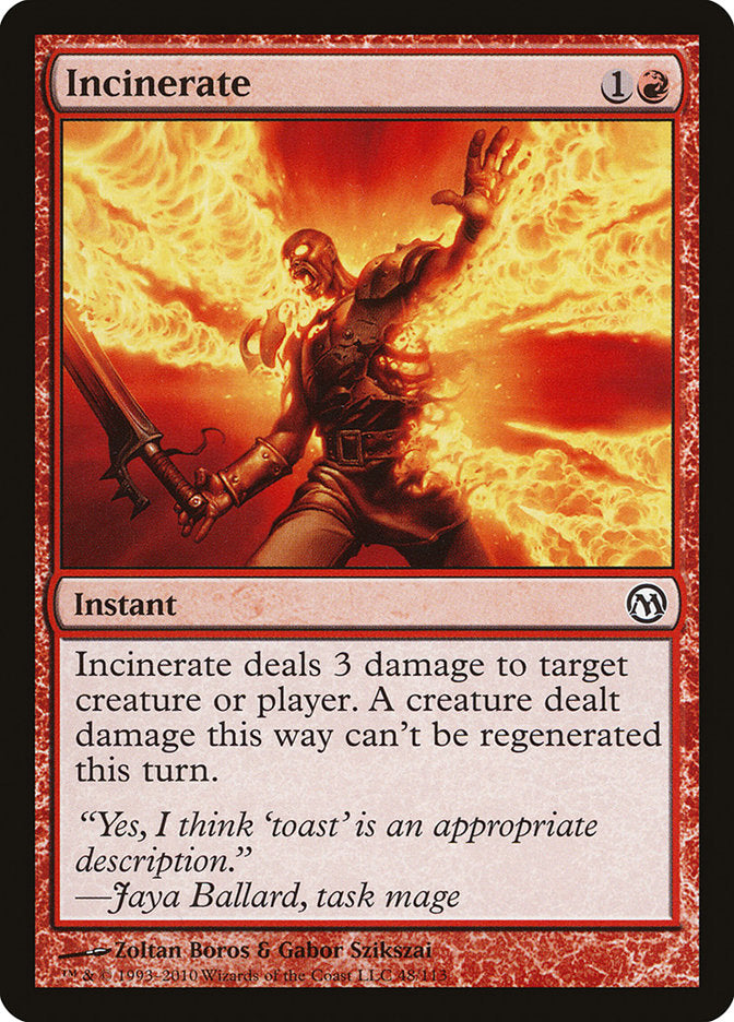 Incinerate [Duels of the Planeswalkers] | Gamers Paradise