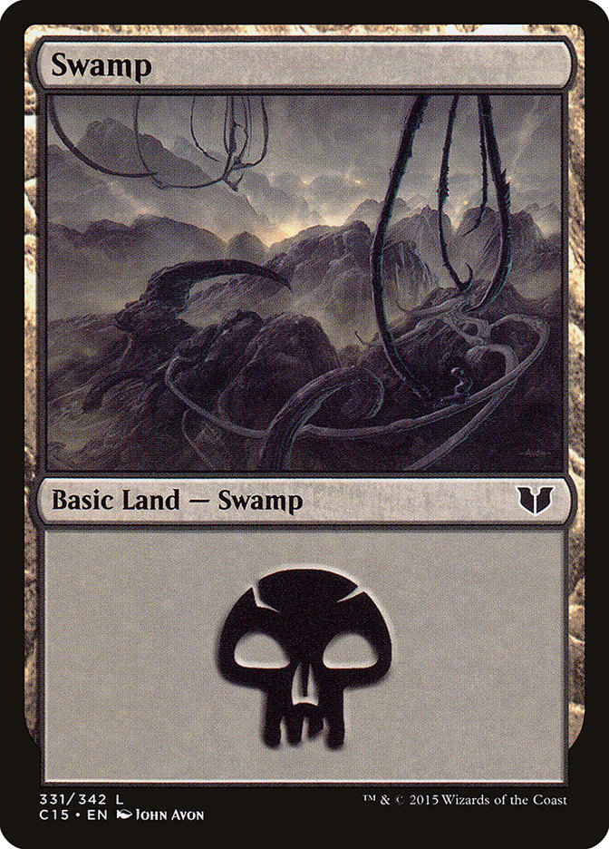 Swamp (331) [Commander 2015] | Gamers Paradise