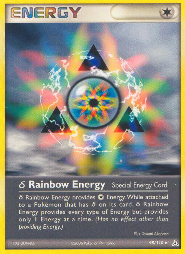 Rainbow Energy (98/110) (Delta Species) [EX: Holon Phantoms] | Gamers Paradise