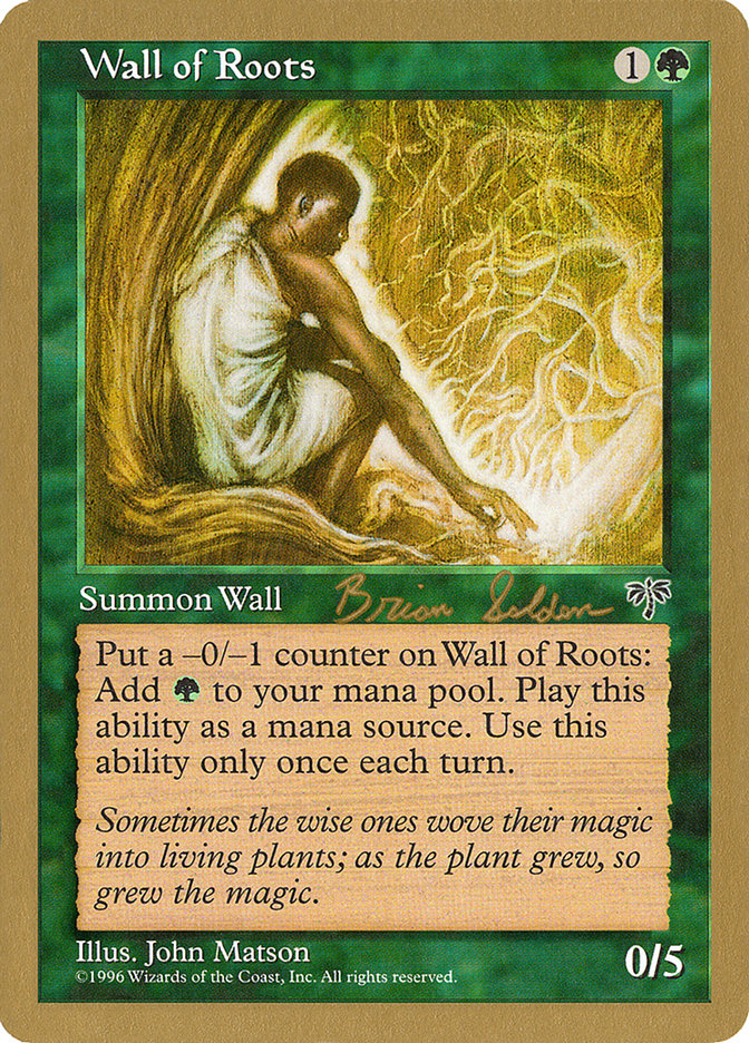 Wall of Roots (Brian Selden) [World Championship Decks 1998] | Gamers Paradise