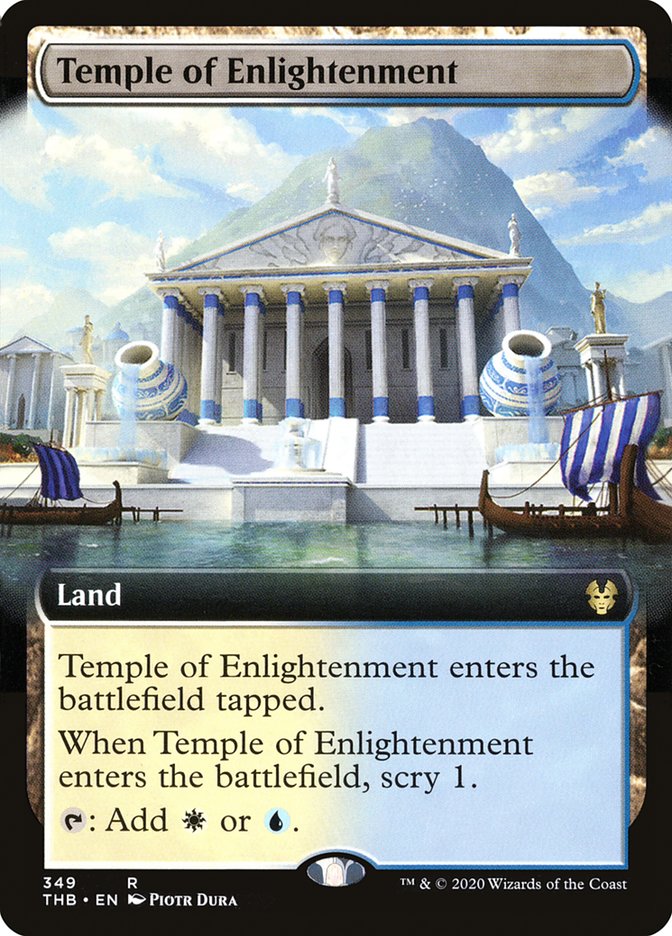 Temple of Enlightenment (Extended Art) [Theros Beyond Death] | Gamers Paradise