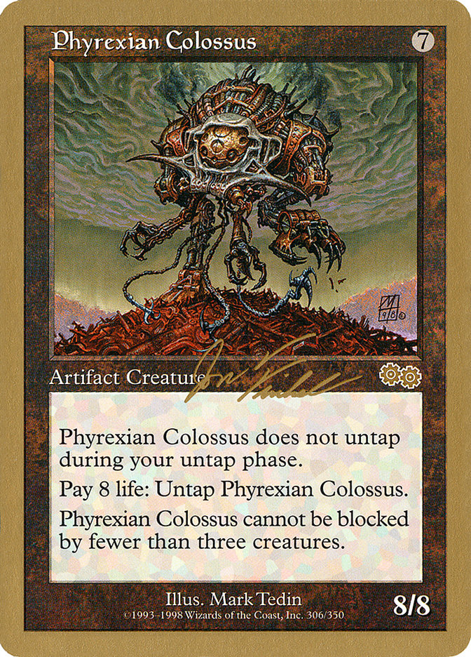 Phyrexian Colossus (Jon Finkel) [World Championship Decks 2000] | Gamers Paradise
