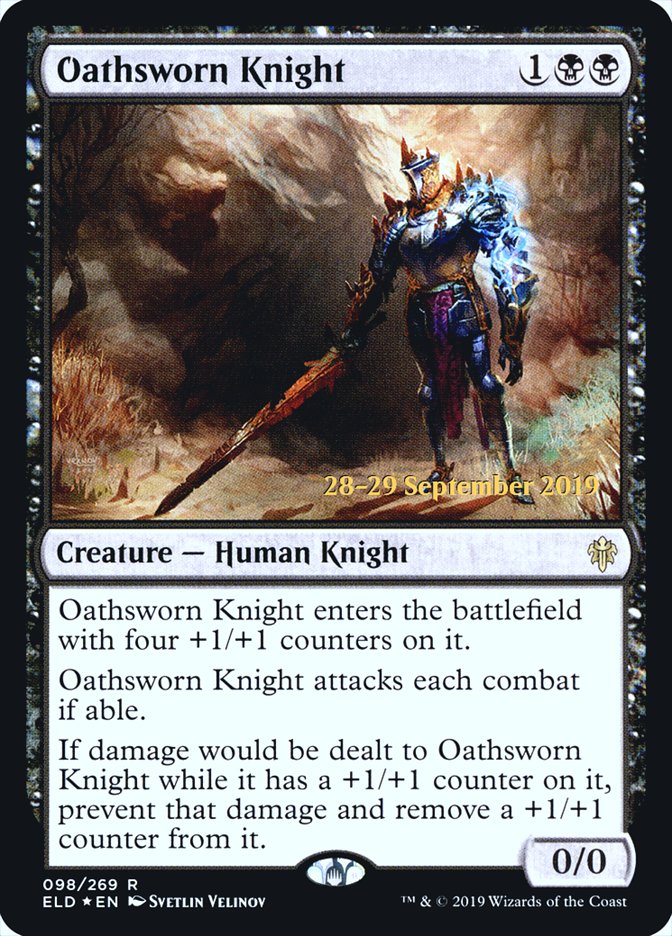 Oathsworn Knight [Throne of Eldraine Prerelease Promos] | Gamers Paradise