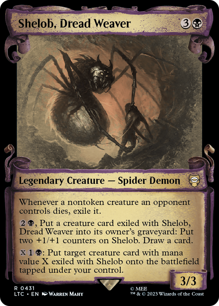 Shelob, Dread Weaver [The Lord of the Rings: Tales of Middle-Earth Commander Showcase Scrolls] | Gamers Paradise