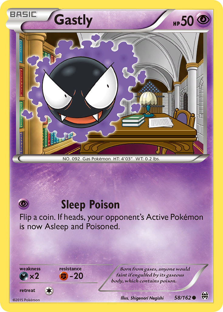 Gastly (58/162) [XY: BREAKthrough] | Gamers Paradise