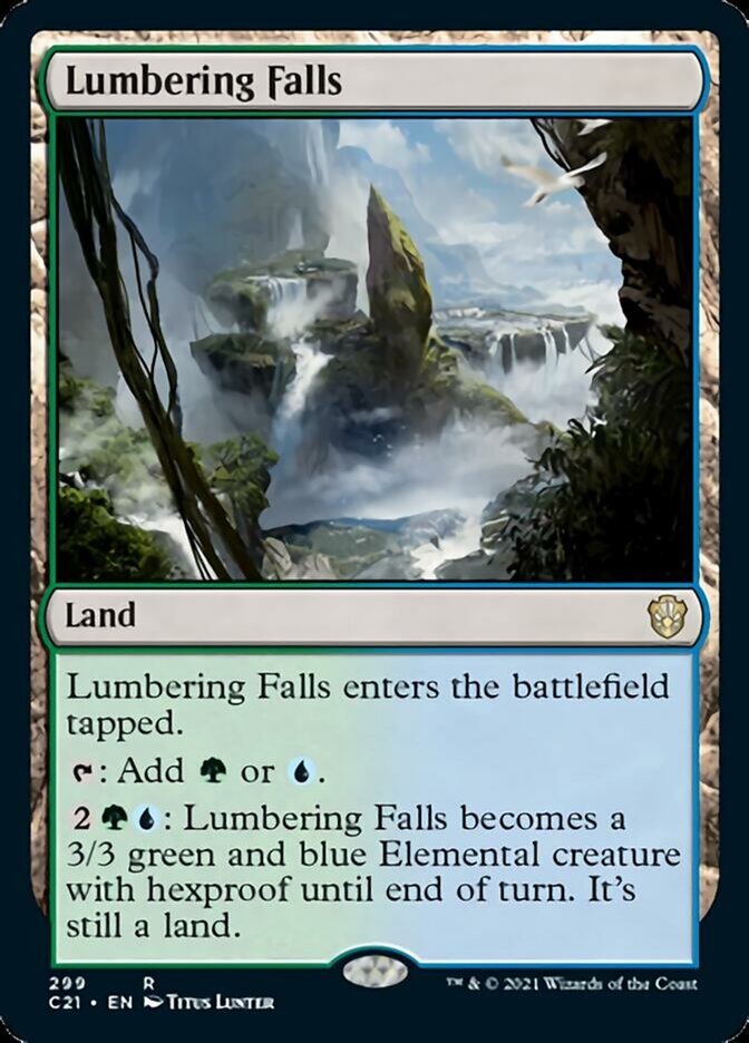 Lumbering Falls [Commander 2021] | Gamers Paradise