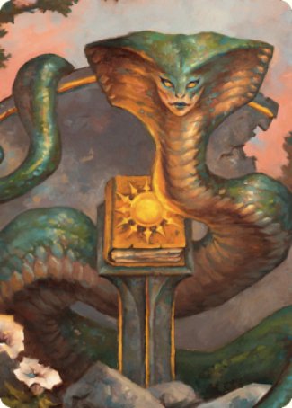 Guardian Naga Art Card [Commander Legends: Battle for Baldur's Gate Art Series] | Gamers Paradise