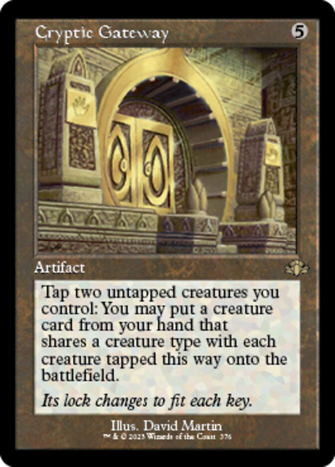 Cryptic Gateway (Retro) [Dominaria Remastered] | Gamers Paradise