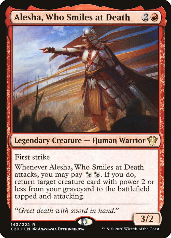 Alesha, Who Smiles at Death [Commander 2020] | Gamers Paradise